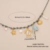 Knotting Rope Shell Pendant Necklace Ocean Series Clavicle Necklace Starfish Necklace  Summer