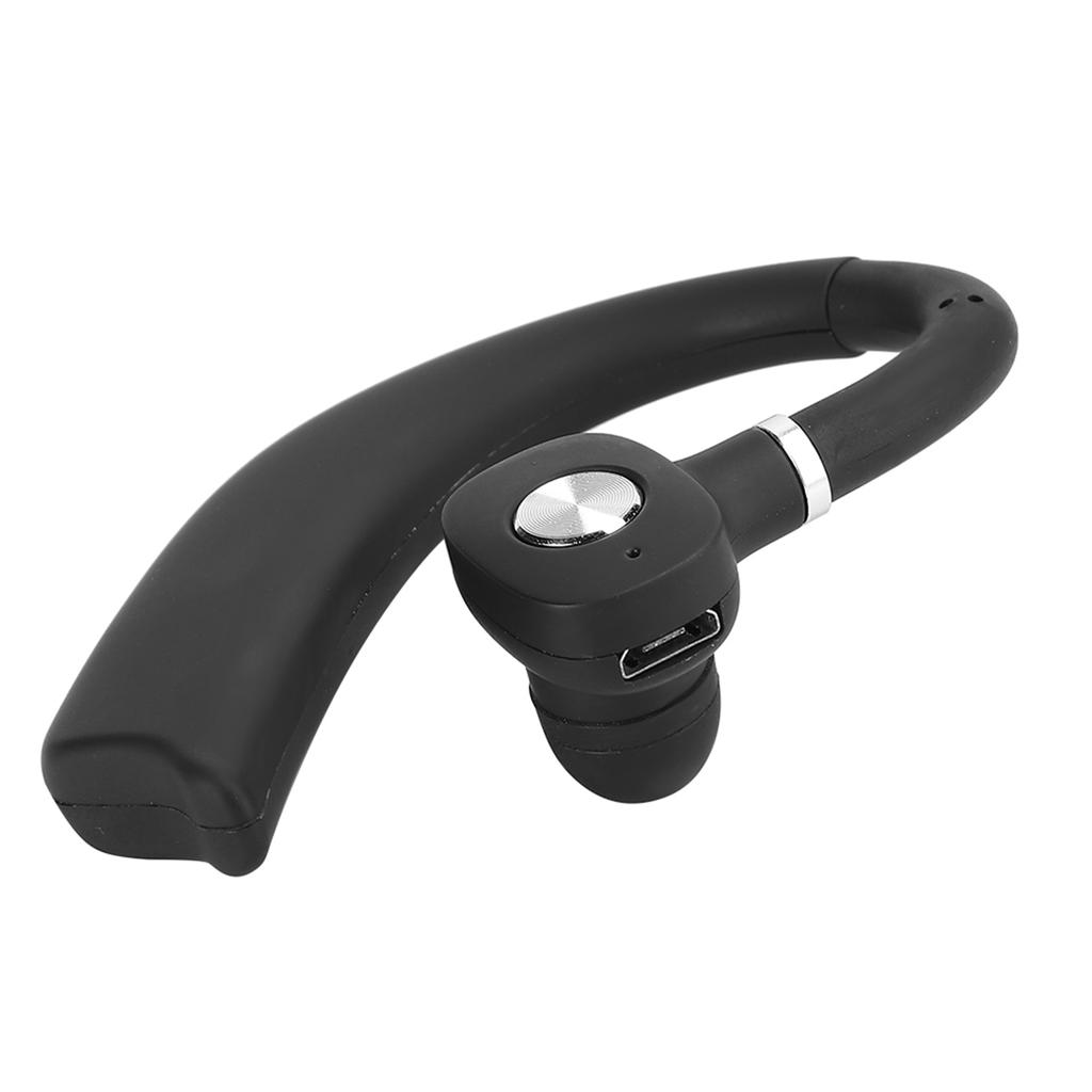 Waterproof Wireless Headphones     Earphones Stereo Monaural Ear Hook Earbuds(Black )