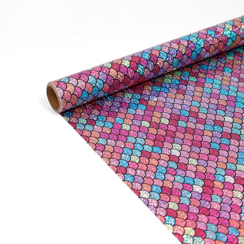 Laser Wrapping Paper Multicolor Decor Paper Gift Wrapping Paper Colorful For Gift Wrapping Gift Packaging Decorative Use