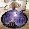 Halloween Hand,spooky forest scene Chair mat Round Rug Office carpet, Non slip, Suitable for Living Rooms, Bedrooms,Decor1205636a