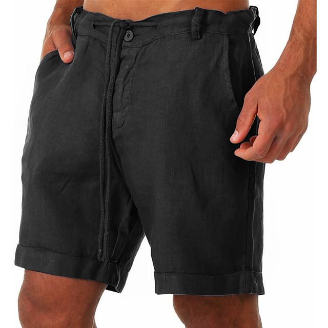 Bequeme Sommer-Herrenshorts mit feuchtigkeitsableitendem Stoff für Yoga und Fitness