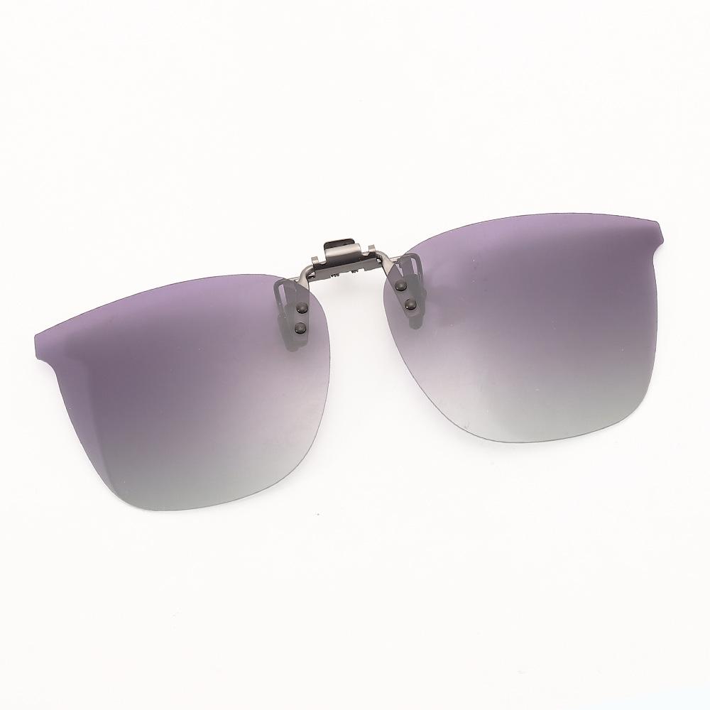 Stylish Polarized Clip-on Sunglasses for Driving and Fishing - Ultra-light Flip-up Design for Myopia