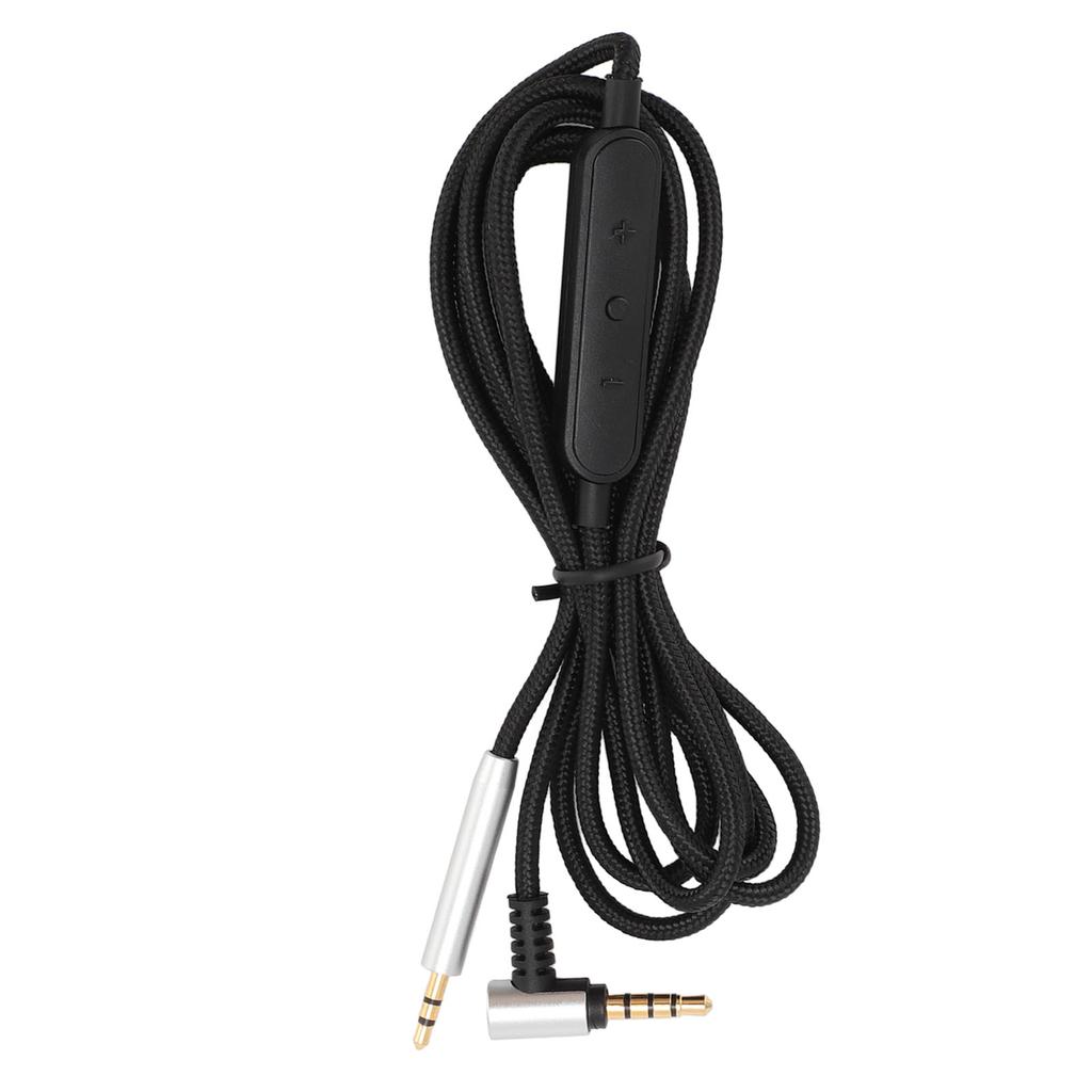 2.5mm To 3.5mm Headphone Cable with Inline Mic and Volume Control for QC25 QC35 QC35II QC45 NC700 Y40 Y45 Y50