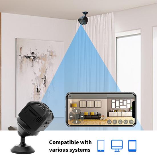1 Set 1080P Wireless Camera Night Vision Smart Home Camera Surveillance