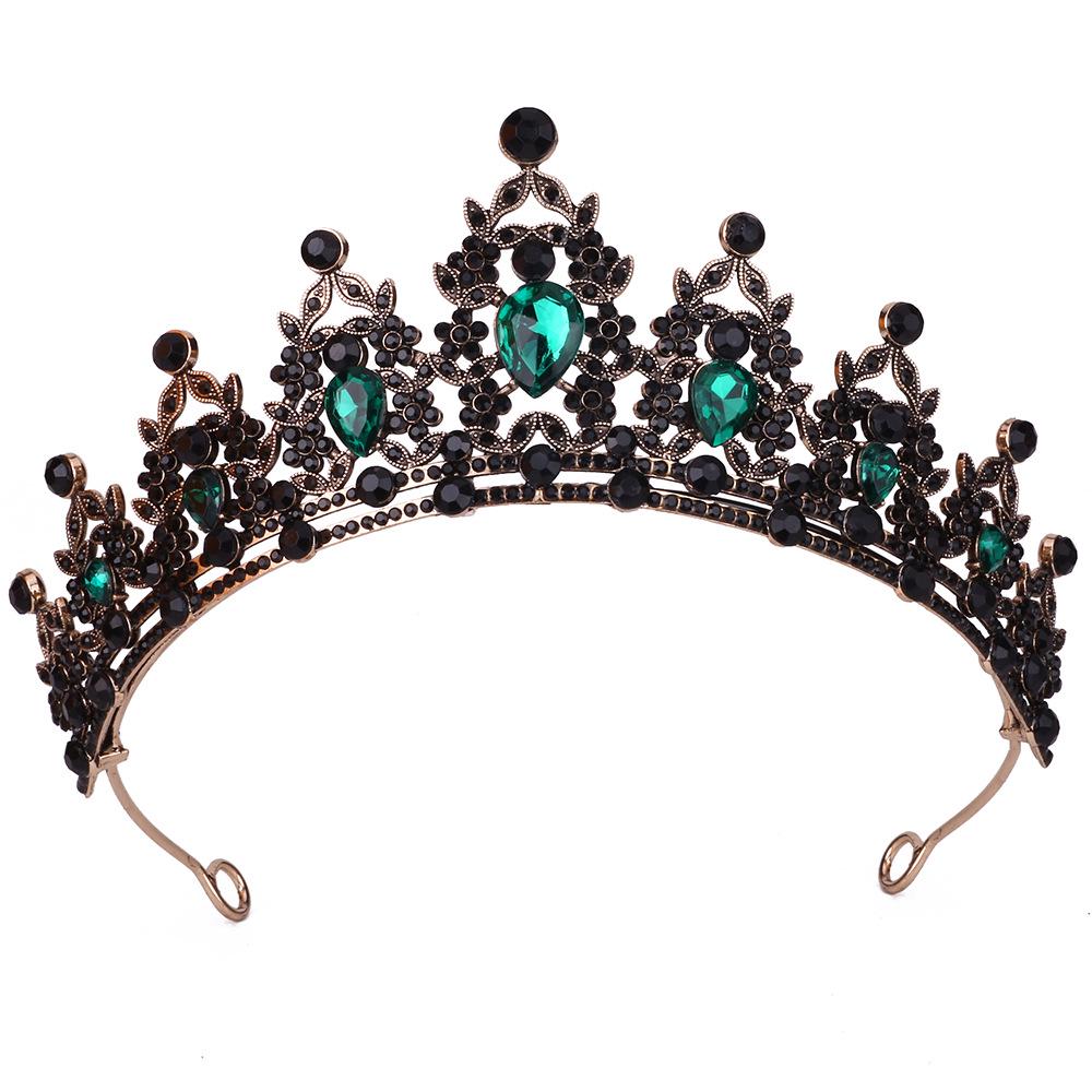 Königliche Kristall Barock Königin Krone Stirnband für Braut oder Geburtstag