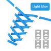 1 Pair Elastic No Tie Shoe Laces Anchors Flat Shoelace Lock Clip for Adults and Kids Tieless Shoelaces for Sneakers