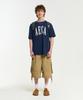 AECA (Unisex) Aeca Symbol Felt Half Sleeve Tee (3Color)