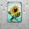 Sunflower Vintage Tin Sign Home Decor Wall Decor Art Wall Mural Room Decoration Decor Retro Metal Sign Plate Bar Posters