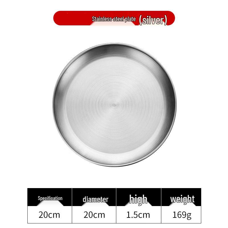 

Stainless Steel Round Serving Plates