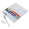 Aquarellfarbset Zuhause Draußen Leuchtende Farbe Perlglanz Aquarellpigment mit Box(18 Farben Konventionelle Farbe 6
