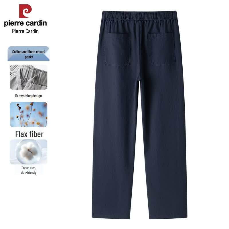Pierre Cardin Men s 2026 Summer Linen Casual Pants M