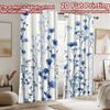 2D flat Photography Backdrop Photography Backdrop Blue Wildflower Silhouette 100% Polyester Anniversary Use for Suitable for