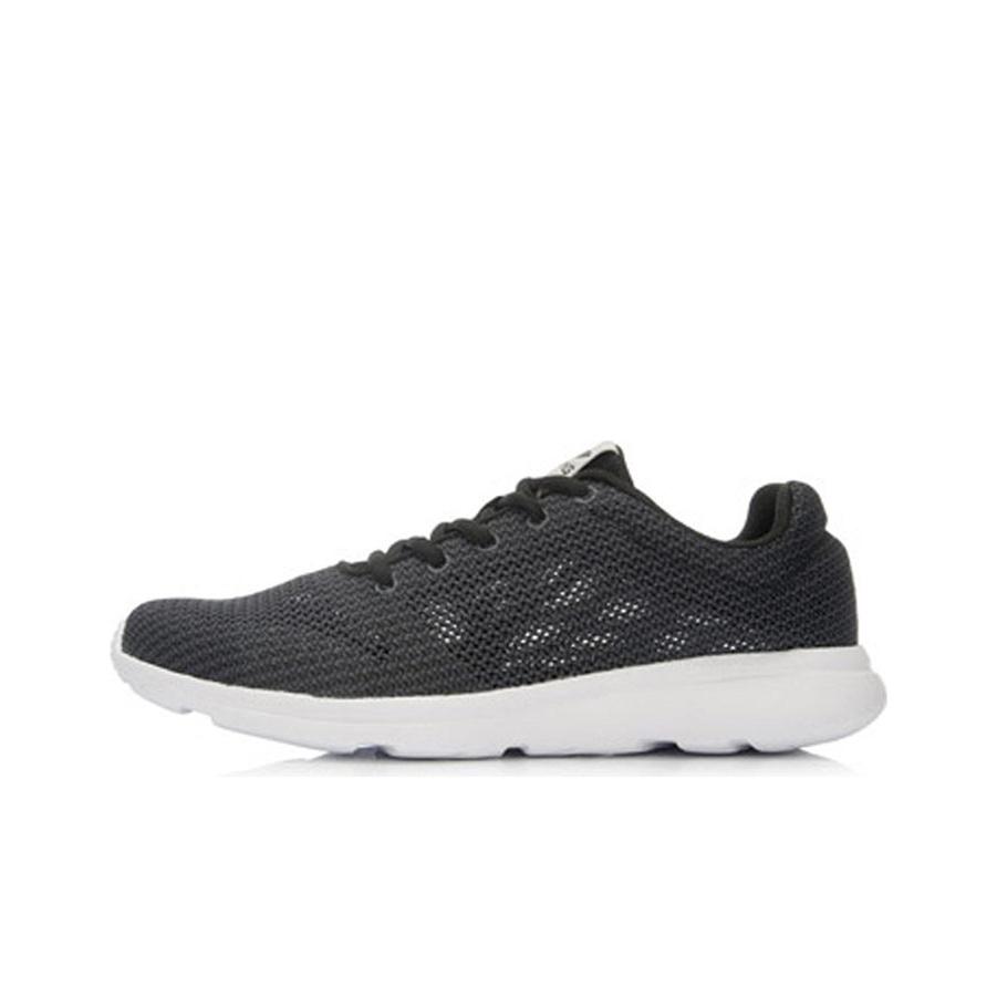 Li-Ning Bequeme Klassische Lässige Stoßdämpfende Rutschfeste Atmungsaktive Low-Top Laufschuhe Herren Sneaker Schwarz ARJL001-7