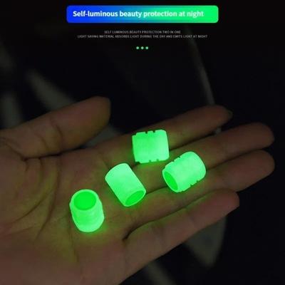 Fahrradventilkappe Universal Reifenfelge Ventilschaftkappen Düsen Leicht Leuchtende Reifenventilkappe für Motorrad Fahrrad Zubehör