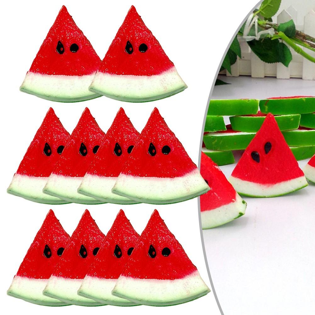 Photography Props Silicone Fruit Slices Simulation Watermelon Slices