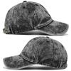 Solid Color Washed Denim Baseball Cap Vintage Retro Snapback Hat for Men & Women, Adjustable Sun Protection Cap in 8 Colors
