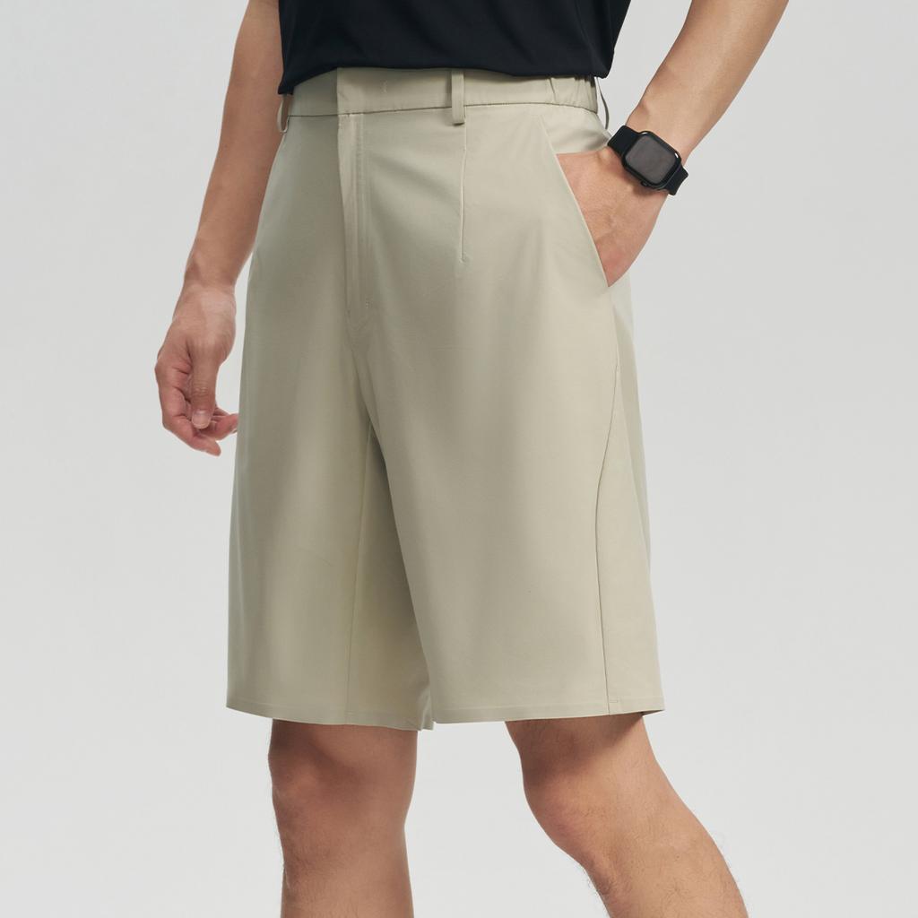 Li-Ning Honor Gold Standard | Simple Fashion Casual Solid Color Running Windproof Water-Repellent Comfortable Breathable Woven Sports Shorts AKSW399-4