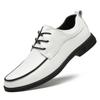 Newest Handmade Genuine Leather Men Shoes Casual Brand Mens Oxford Shoes For Male Upscale White Wedding Shoes Leather Men'S Shoes