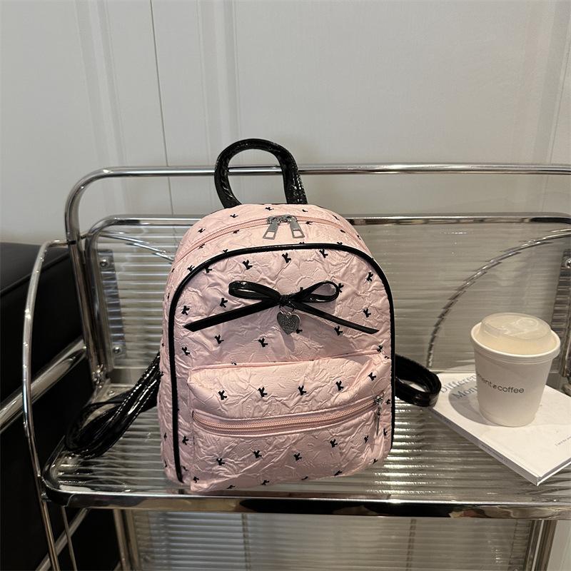 Schoolbag Fashion Super Fire Small Backpack 1011 Summer New Backpack Female Korean Version Trendy Fashion Student Class Versatile Bag