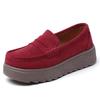 Large size autumn British style women's shoes wedge heel single shoes women's high heel soft sole heightening shoes platform rocking shoes 2026