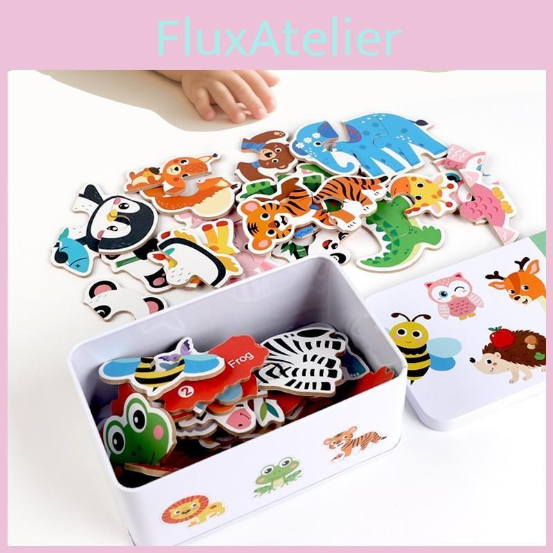 Puzzle Learning Wooden With Shape And Object Recognition For Development Early