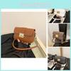 Trendy Small Crossbody Bag For Women Stylish Chain Shoulder Handbag In Black White Coffee Brown Colors