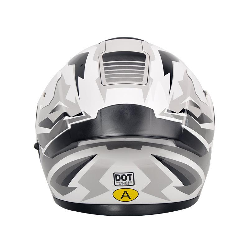 AD Flip-Up Full Face Electric Motorcycle Helmet, Unisex, All-Season, 3C/DOT Certified Safety Gear