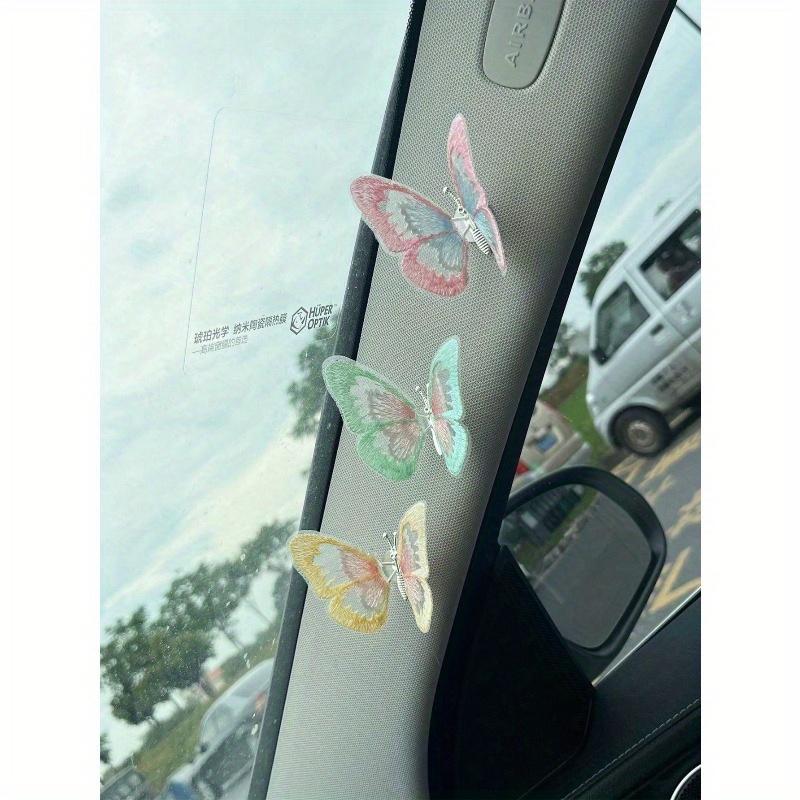 1pc Moving Butterfly Car Center Console Car Accessories Interior Decoration