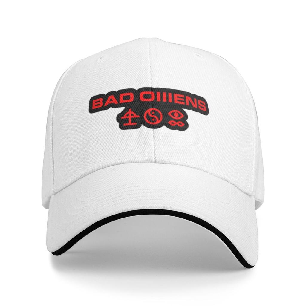 Bad Omens Red Logo Baseball Caps Snapback Baseball Hats Breathable Casual Casquette Outdoor Unisex