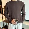 Men S High Neck Solid Knit Sweater Long Sleeve Suit Inner Wear Business Base Layer