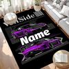 Custom Name Personalized Fast & Furious Print Carpet, Versatile Home Decor Rug, for Playroom, Apartment, Balcony, Entryway, Hallway Gift