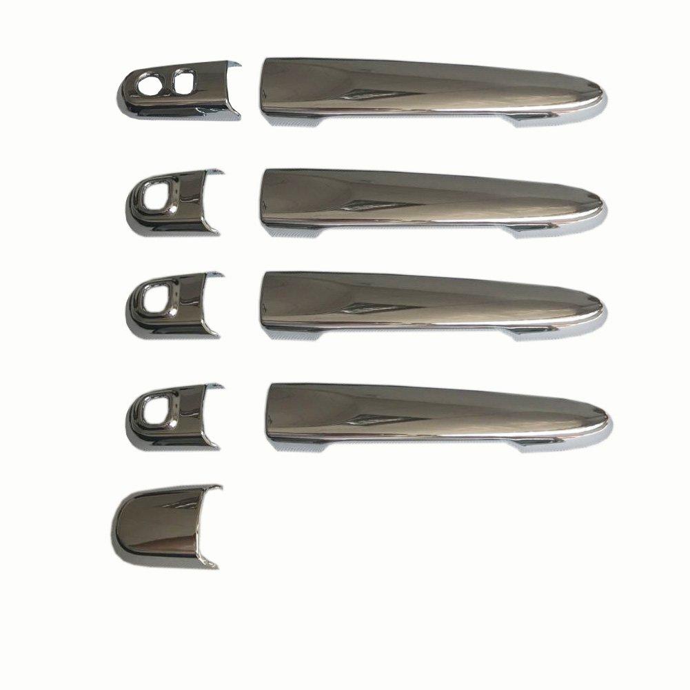 

RUIQ Эксклюзивные накладки на наружные ручки дверей для серии Toyota Tank, тип полной накладки, хромированные, эксклюзивный дизайн для Toyota Tank 900/910 2016~