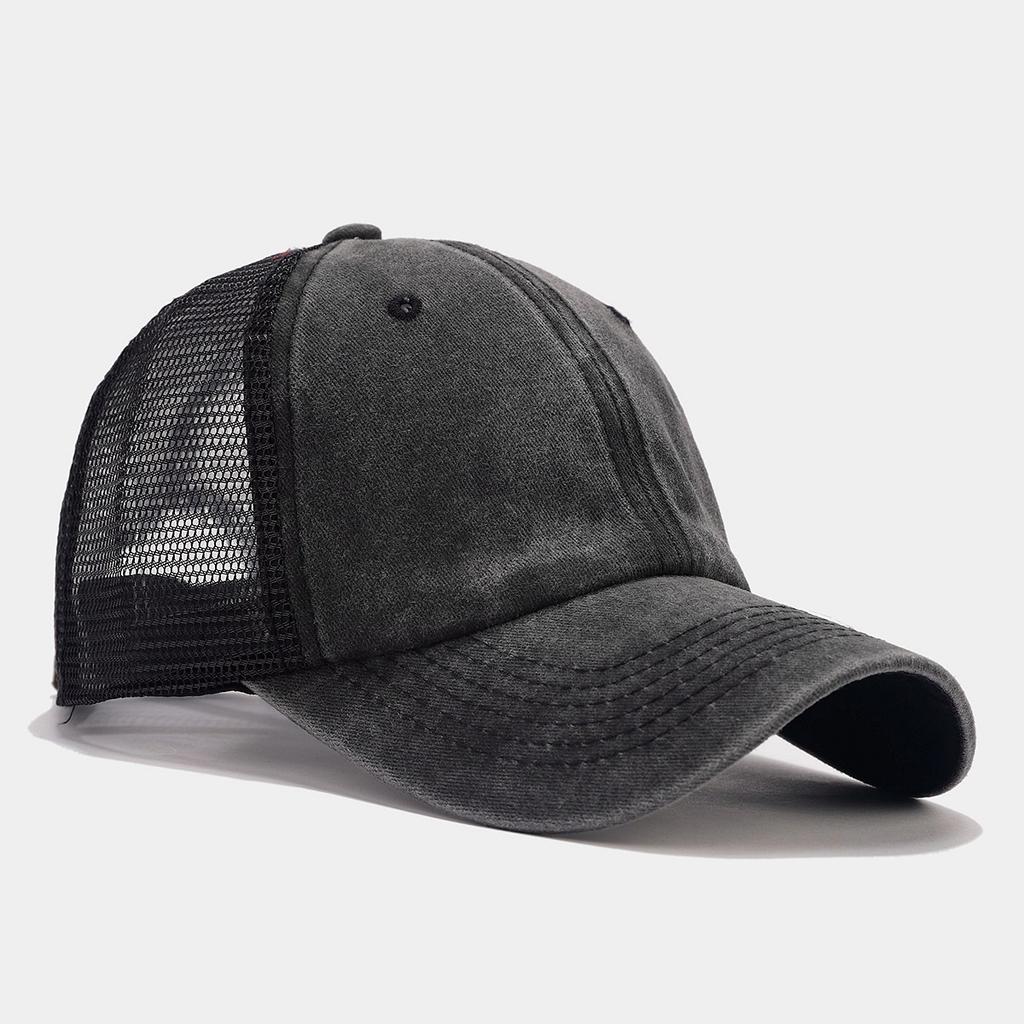 Europäische und amerikanische Mode Retro Netzstoff-Spleiß atmungsaktive Baseballkappen Herren- und Damen-Hochwertige Hüte Golf Sport Sonnenschutzkappen