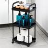 3-Tier Mobile Kitchen Bathroom Shelf Trolley on Wheels