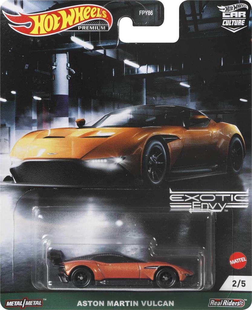 Hot Wheels Car Culture Exotic Envy Aston Martin Vulcan GRJ77