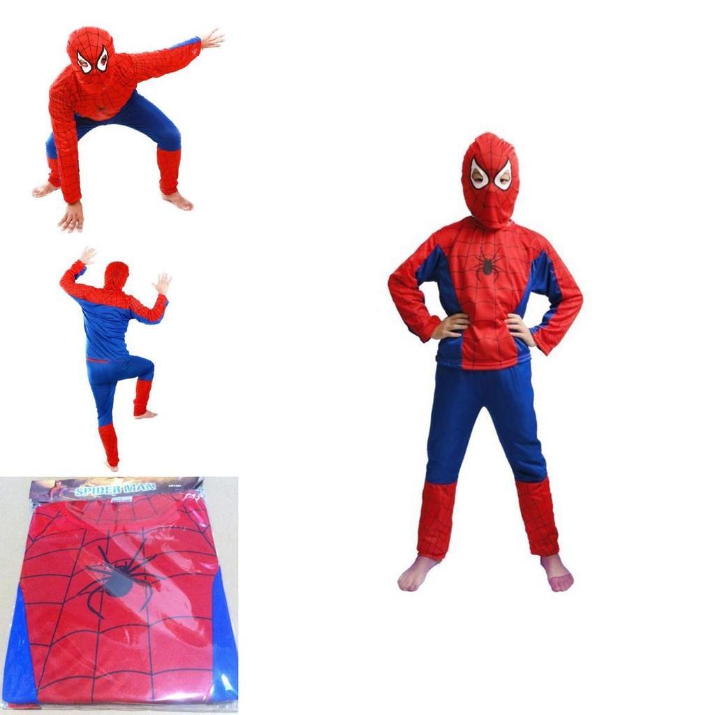 Amazing Spider-man Patterned Kids Costume Set For Halloween And Parties