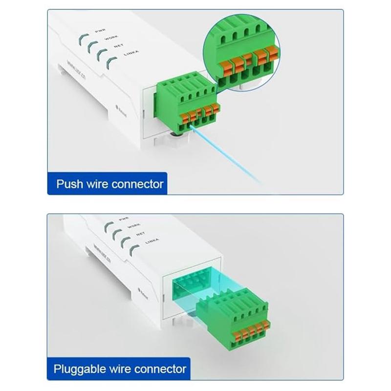 2025 Trend RS485 Zu Ethernet Konverter Winzige Größe Serieller Server USR-DR134 Unterstützt TCP/UDP/HTTP/DHCP/DNSP Modbus TCP/RTU