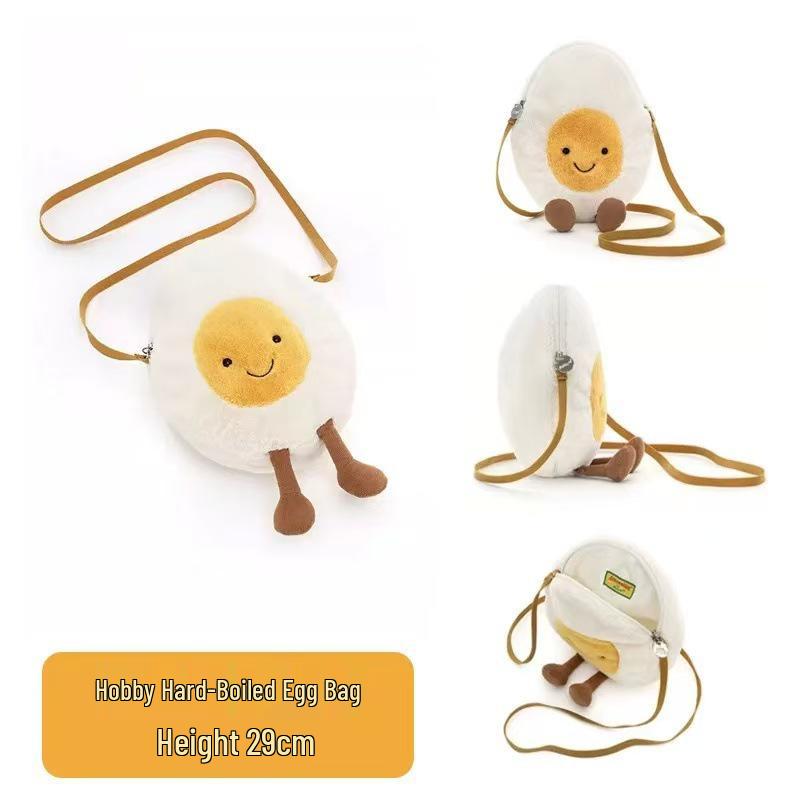 Jelly Crossbody Bag: Coffee Cup, Croissant, Bear Head Design with Zipper