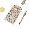Cross-Border Alphabet & Number Sticker Set: 6 Sheets for Office, Education, Journal, Diary, and DIY Decoration.