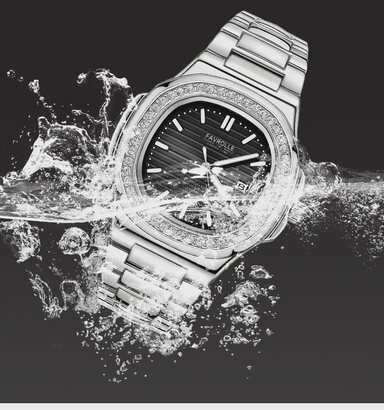 Herren Nautilus Quarz Uhr mit transparentem Gehäuseboden - Business-Stil, Heißer Verkauf