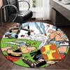 Asterix Friends Round Rug for Livingroom,Bedroom, Palyroom, Chair Rug, Area rug, Circle Carpet, Large Size Fan Christmas gift