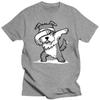 Funny Dabbing Miniature Schnauzer Dog Dad T Shirts Summer Style Graphic Cotton Streetwear Short Sleeve Birthday Gifts T-shirt
