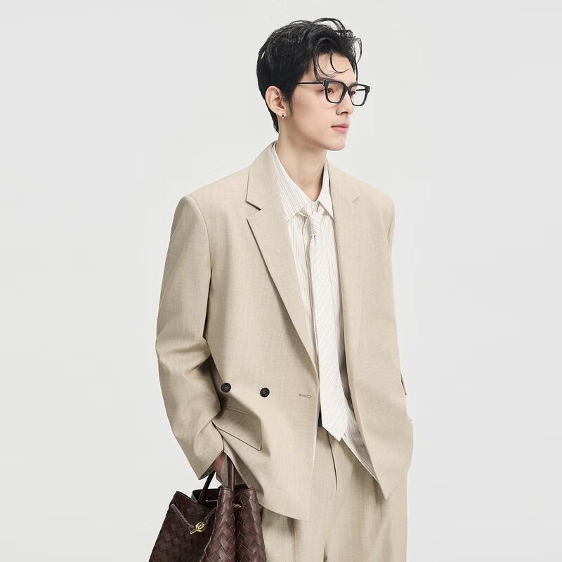 Men's Wool Blend Casual Suit Jacket