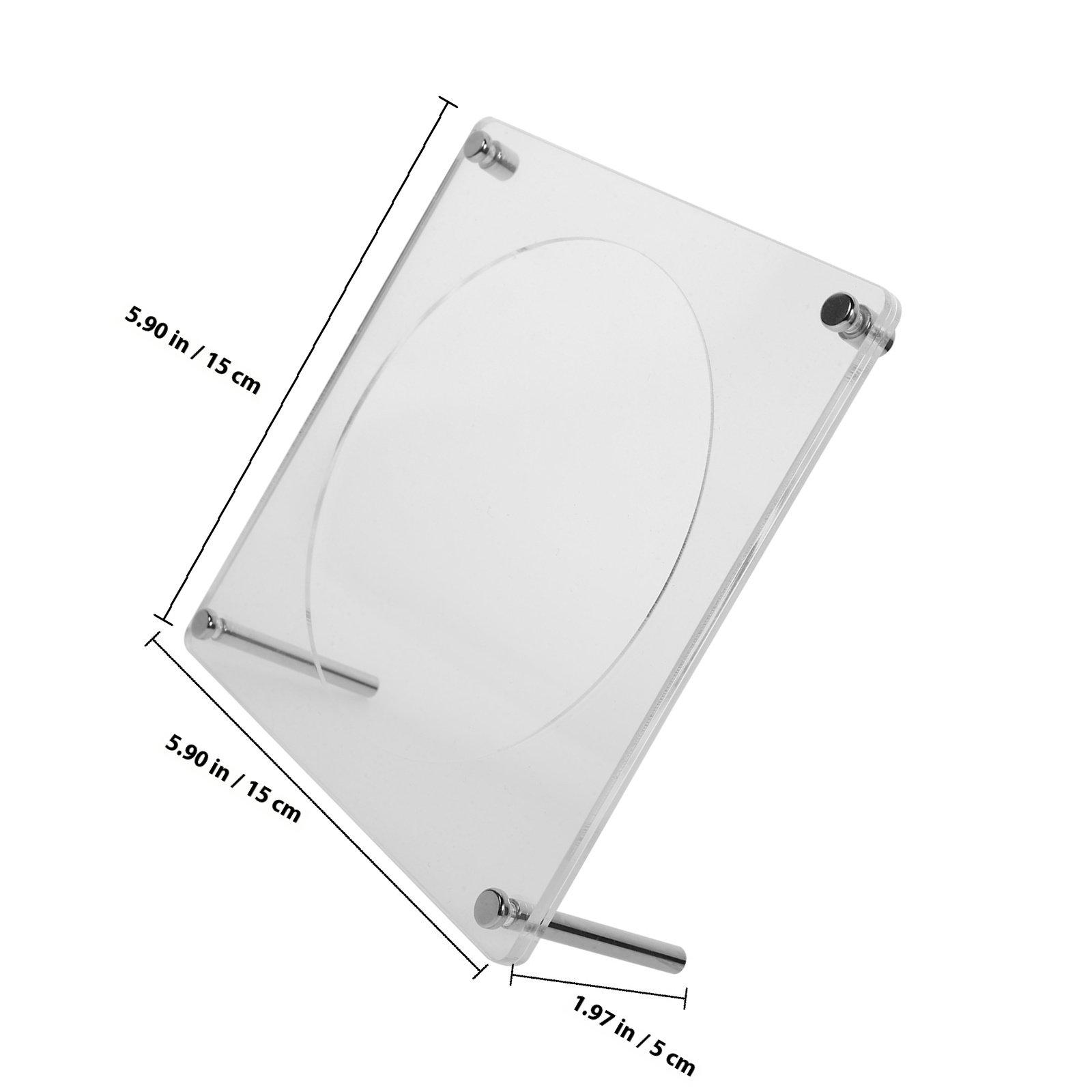 

Cd Display Stand Rack Acrylic Household Decor For Bedroom Living Room Desktop Organizer Retro Party Ornament