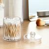 Cosmetic Cotton Ball Desktop Organizer Round Cotton Swab Toothpick Organizer Desktop Organizer