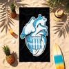 Racing Club de Avellaneda (5) Theme Beach Towel Sand Resistant Soft And Comfortable Suitable For The Pool Camping Yoga And Diving A Travel Essential
