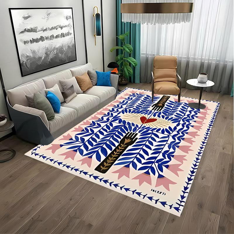 Classic Vintage Art Ancient Egypt Colorful Abstract Animal Area Rugs for Living Room Bedroom SofaDoormat Decor,Kids Non-slip Mat