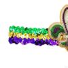 Mardi Gras Sequin Headband Elastic Adjustable for Party Carnival Supplies