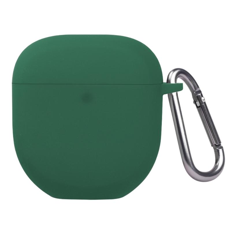 

Dust-proof Protective Case for Earbud Pouch Anti-fall Cover High Elastic Storage Box Headset Keychain Bag темно-зеленого