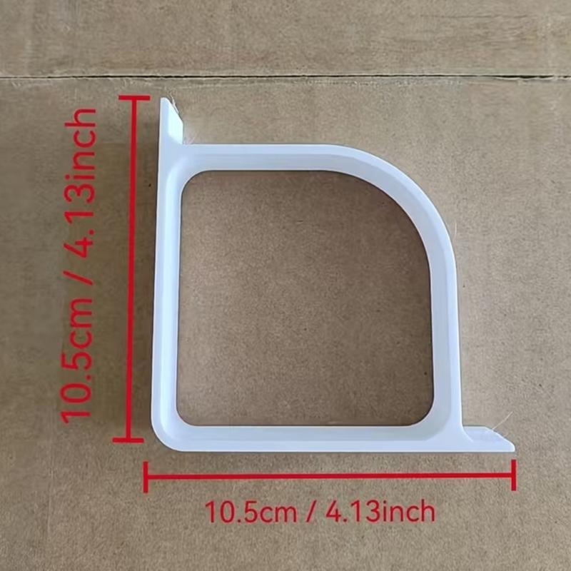 Garage Storage Tool Support Mount in Plastic, 1 Piece Utility Rack for Home Repair Corners and Frequent Access During Daily Routines